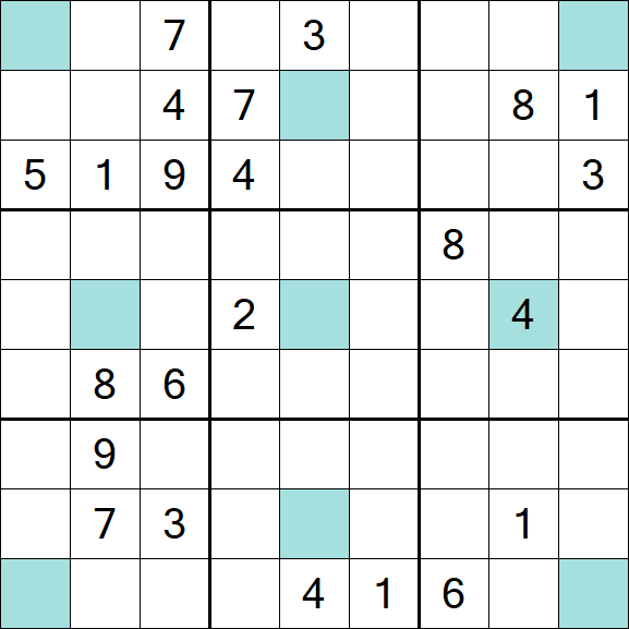 Girandola Sudoku - Hard