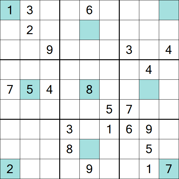 Girandola Sudoku - Difícil