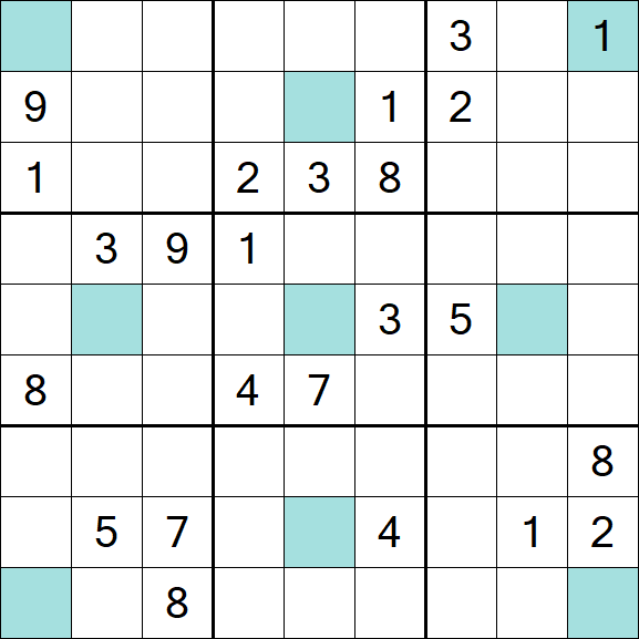 Girandola Sudoku - Difícil