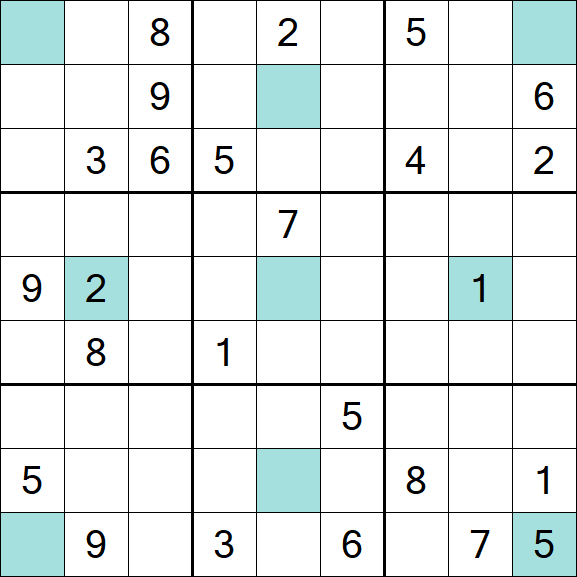 Girandola Sudoku - Schwierig