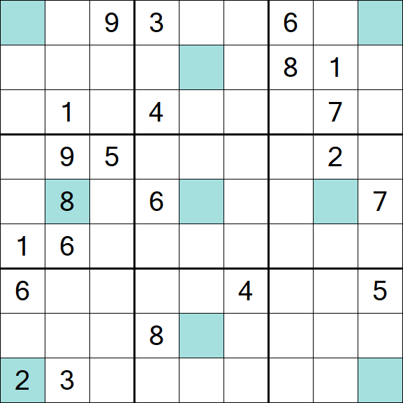 Girandola Sudoku - Schwierig