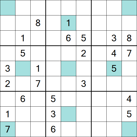 Girandola Sudoku - Schwierig