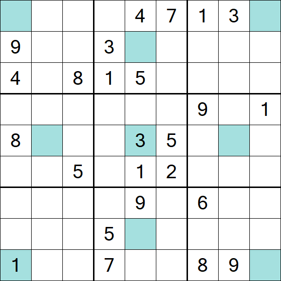 Girandola Sudoku - Schwierig