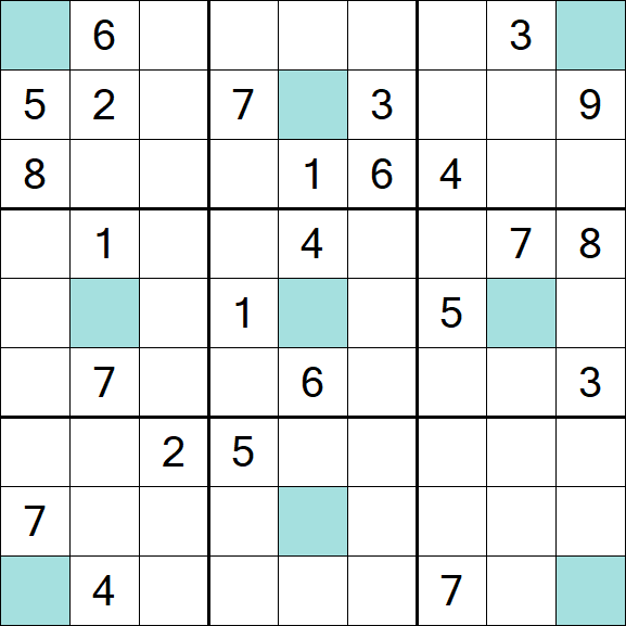Girandola Sudoku - Schwierig