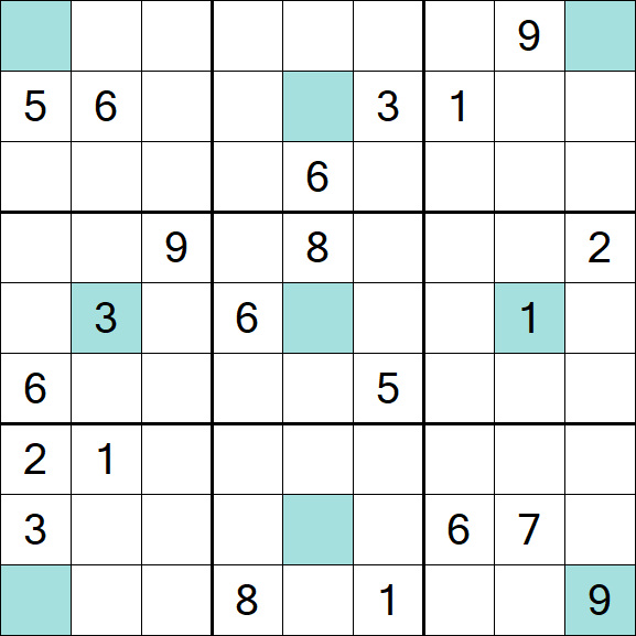 Girandola Sudoku - Schwierig