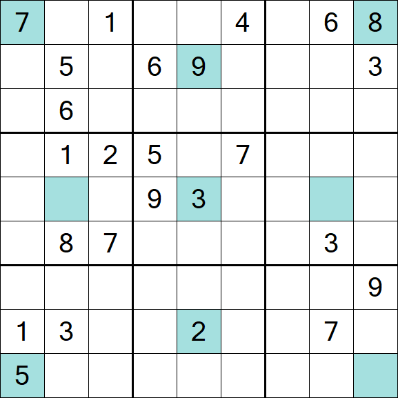 Girandola Sudoku - Schwierig