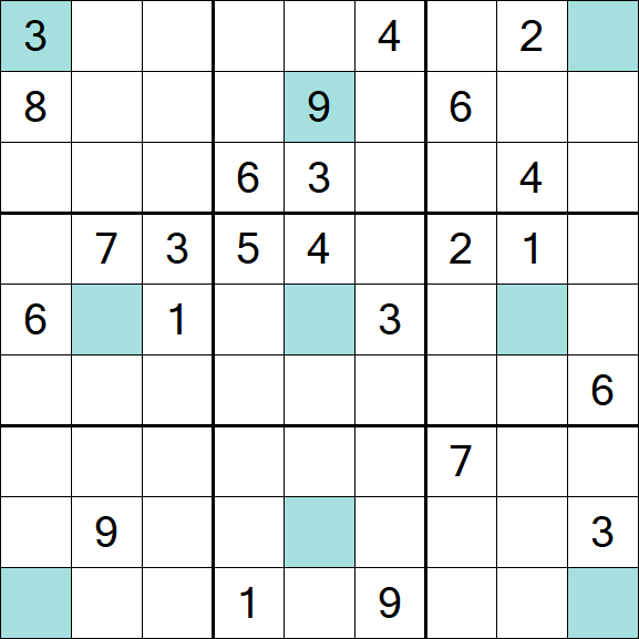 Girandola Sudoku - Difficile