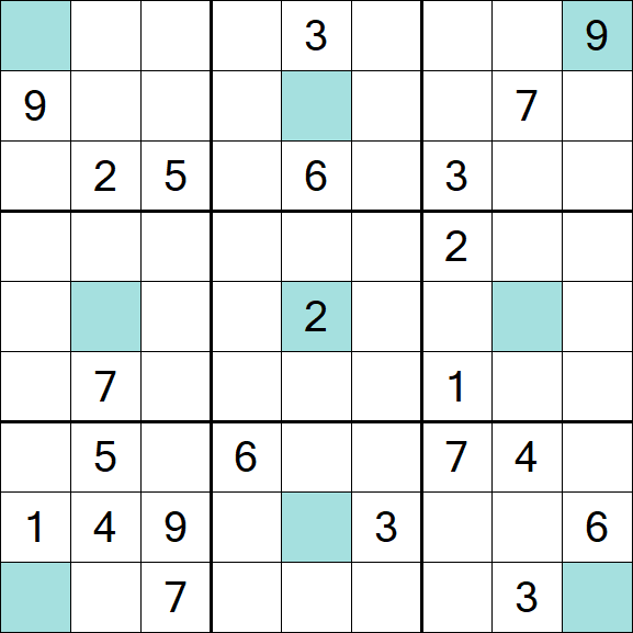 Girandola Sudoku - Schwierig