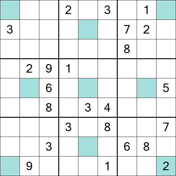 Girandola Sudoku - Schwierig