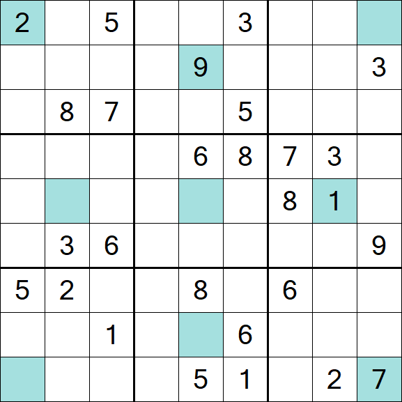Girandola Sudoku - Difficile