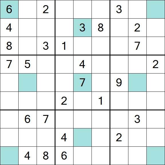 Girandola Sudoku - Schwierig