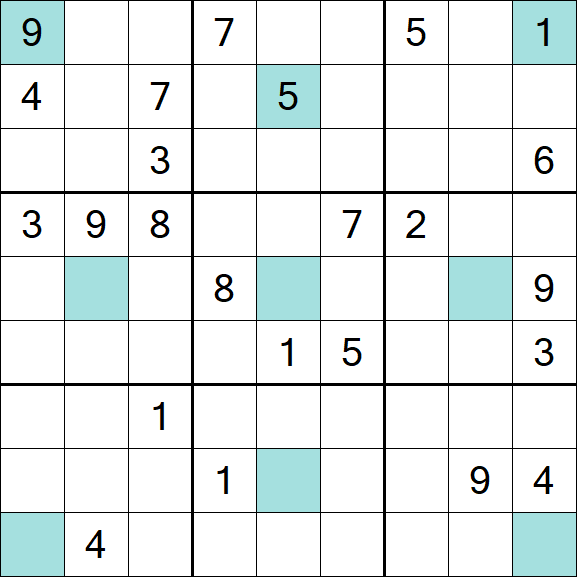 Girandola Sudoku - Difícil