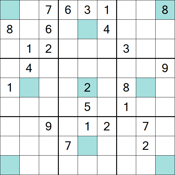 Girandola Sudoku - Difícil