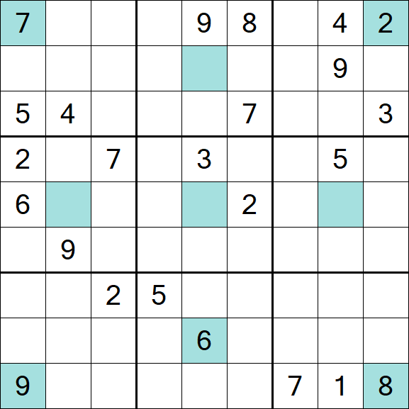 Girandola Sudoku - Difícil