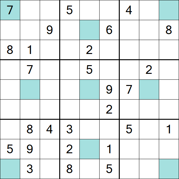 Girandola Sudoku - Difícil