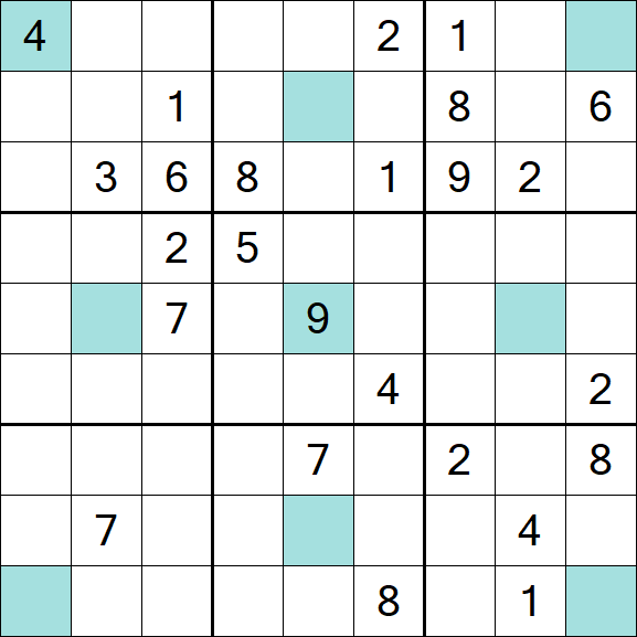 Girandola Sudoku - Schwierig