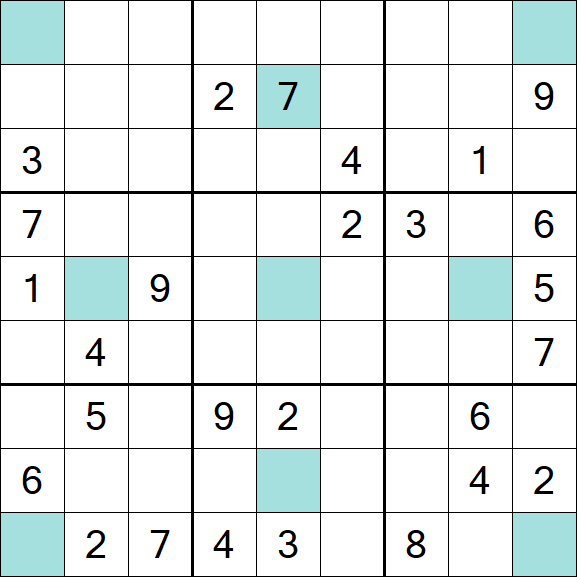 Girandola Sudoku - Difícil