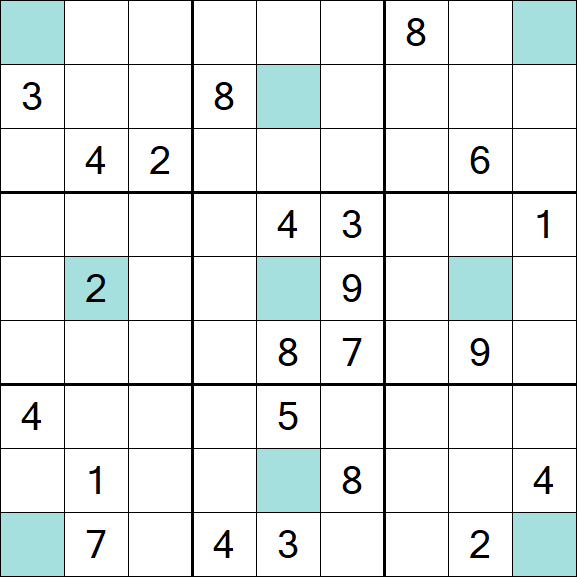 Girandola Sudoku - Schwierig