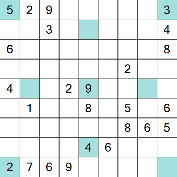 Girandola Sudoku - Schwierig