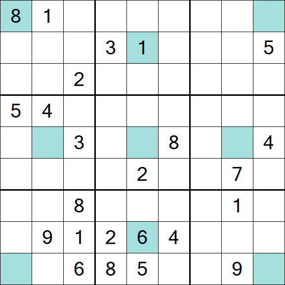Girandola Sudoku - Schwierig