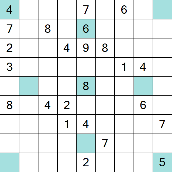 Girandola Sudoku - Schwierig