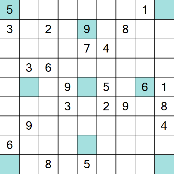 Girandola Sudoku - Schwierig