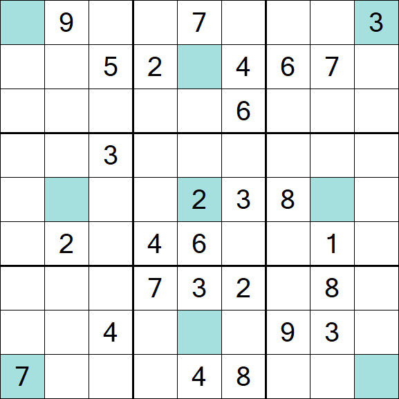 Girandola Sudoku - Difficile