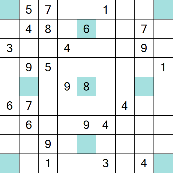Girandola Sudoku - Difficile