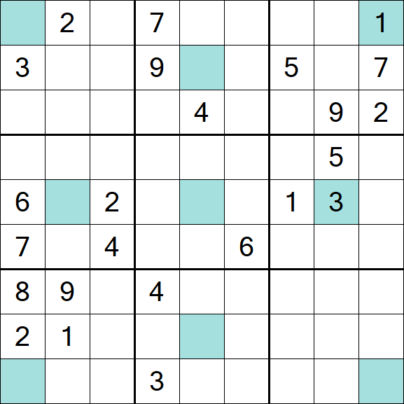 Girandola Sudoku - Difficile