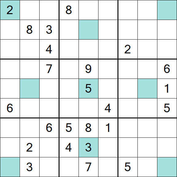 Girandola Sudoku - Schwierig