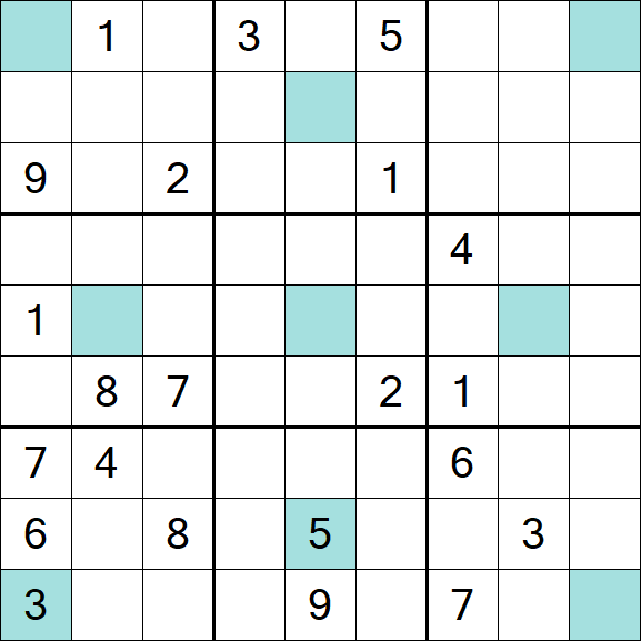 Girandola Sudoku - Schwierig