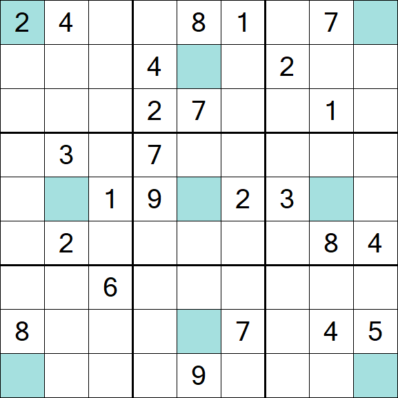 Girandola Sudoku - Difícil