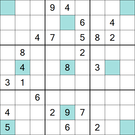 Girandola Sudoku - Difícil
