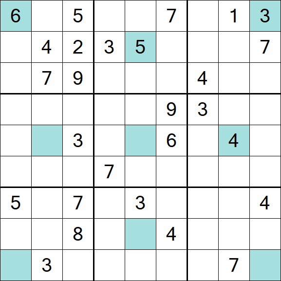 Girandola Sudoku - Difícil