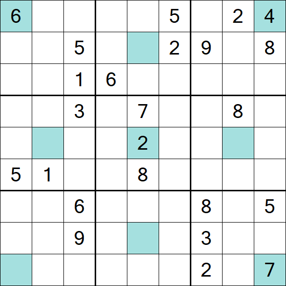 Girandola Sudoku - Difícil