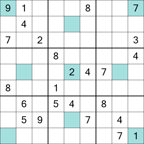 Girandola Sudoku - Difícil