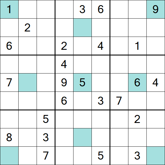 Girandola Sudoku - Difícil