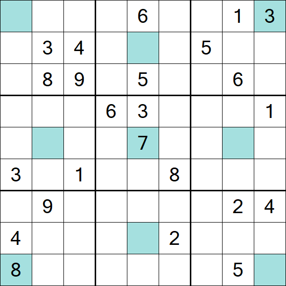 Girandola Sudoku - Difícil