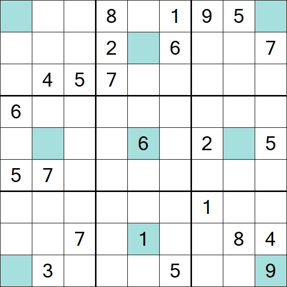 Girandola Sudoku - Difícil