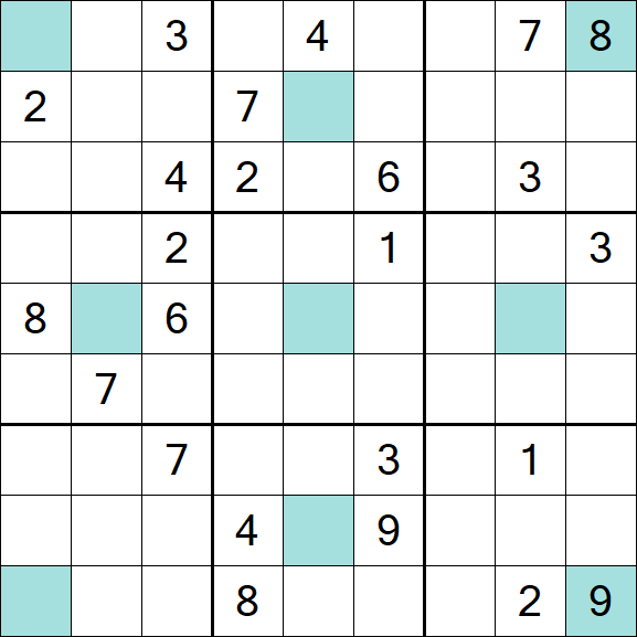 Girandola Sudoku - Difícil