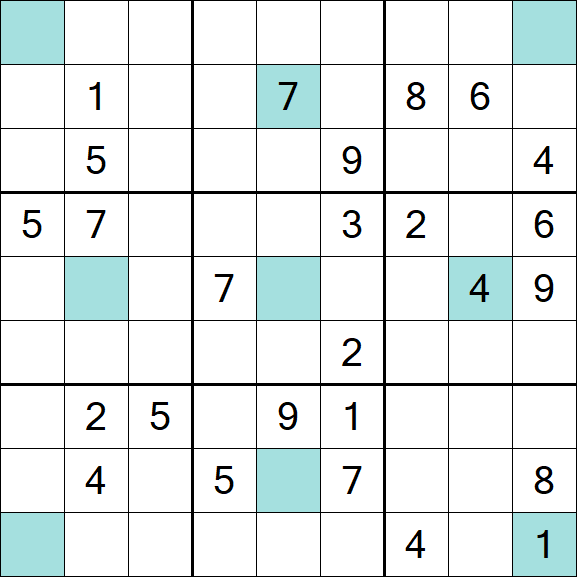 Girandola Sudoku - Difícil