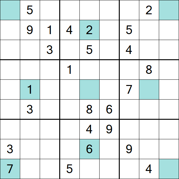 Girandola Sudoku - Difficile