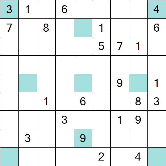 Girandola Sudoku - Difficile