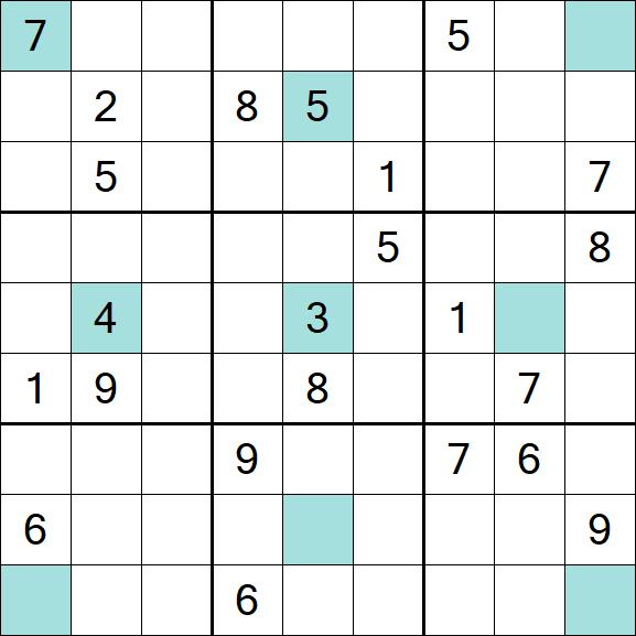 Girandola Sudoku - Difficile