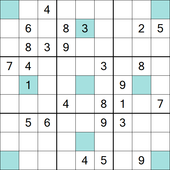 Girandola Sudoku - Difficile