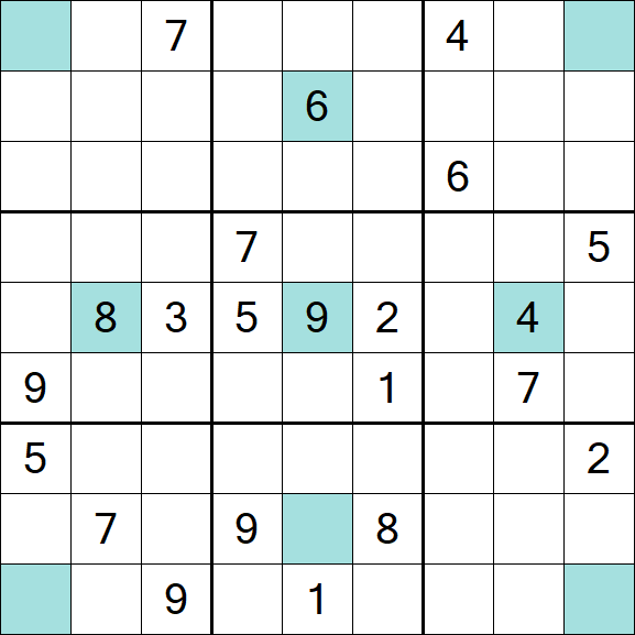 Girandola Sudoku - Difficile