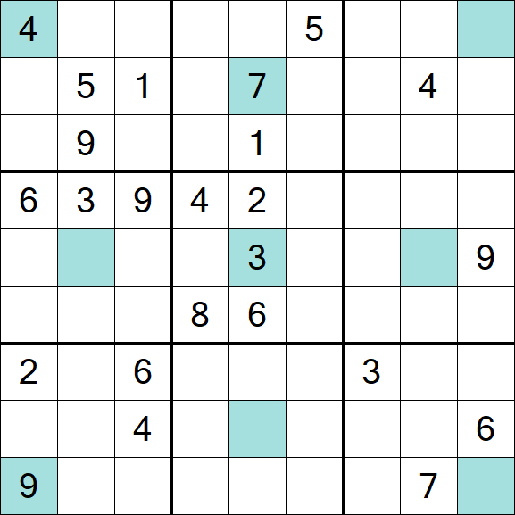 Girandola Sudoku - Difícil