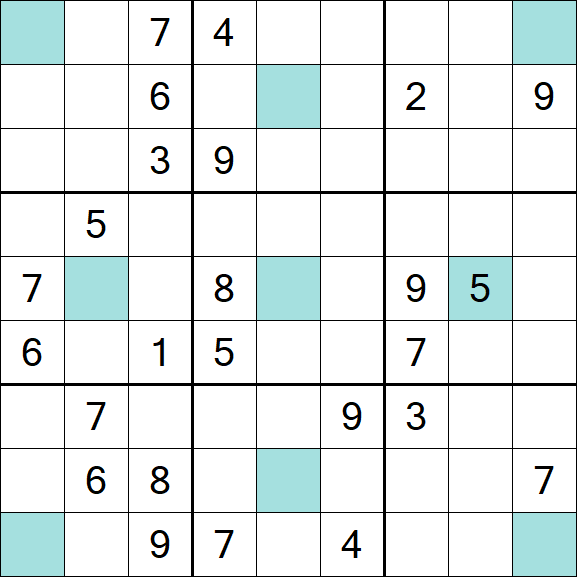 Girandola Sudoku - Difícil