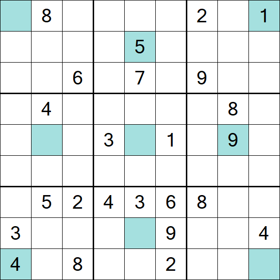 Girandola Sudoku - Difícil