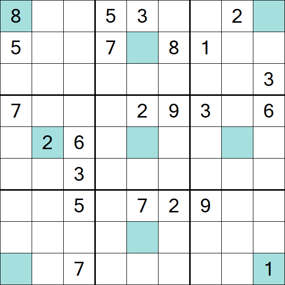 Girandola Sudoku - Difícil